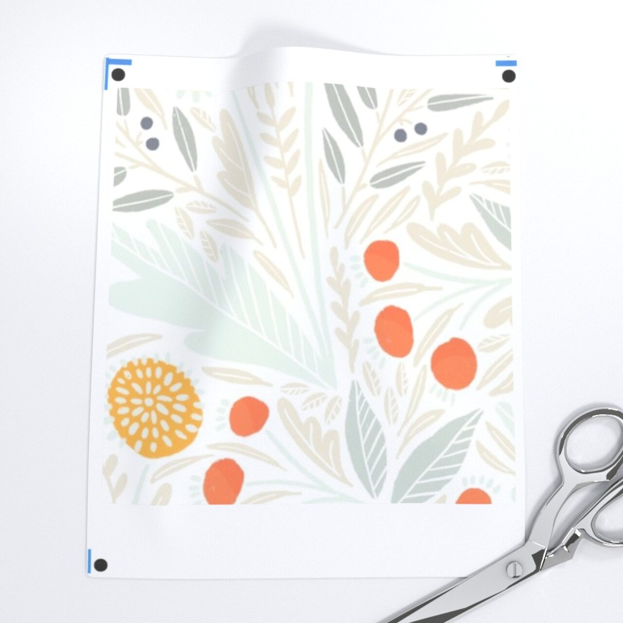 Soft Pastel Floral Modern Whimsical Herbalism Dandelion Eucalyptus Botanical Garden Custom Removable Wallpaper by Spoonflower Peel & Stick Wallpaper 2FT Wide